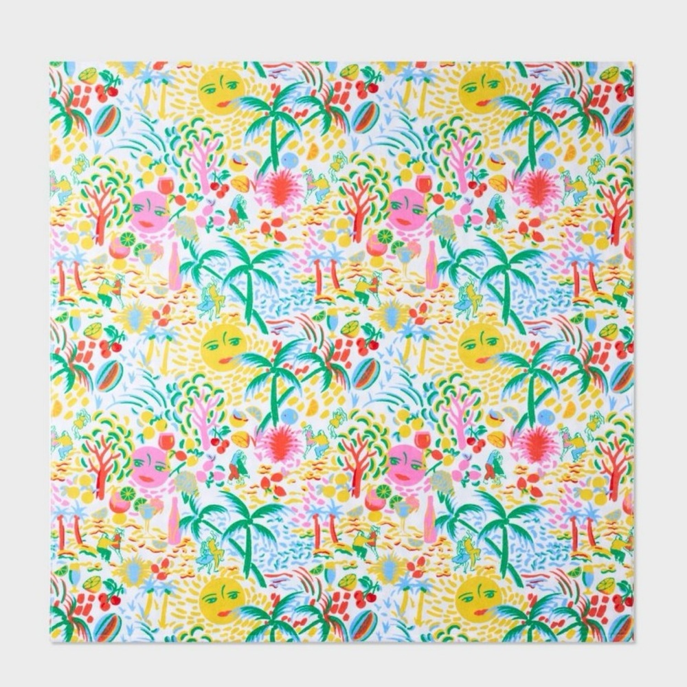 NWT Roller Rabbit x Target Vacation Reversible Two Person Beach Towel
